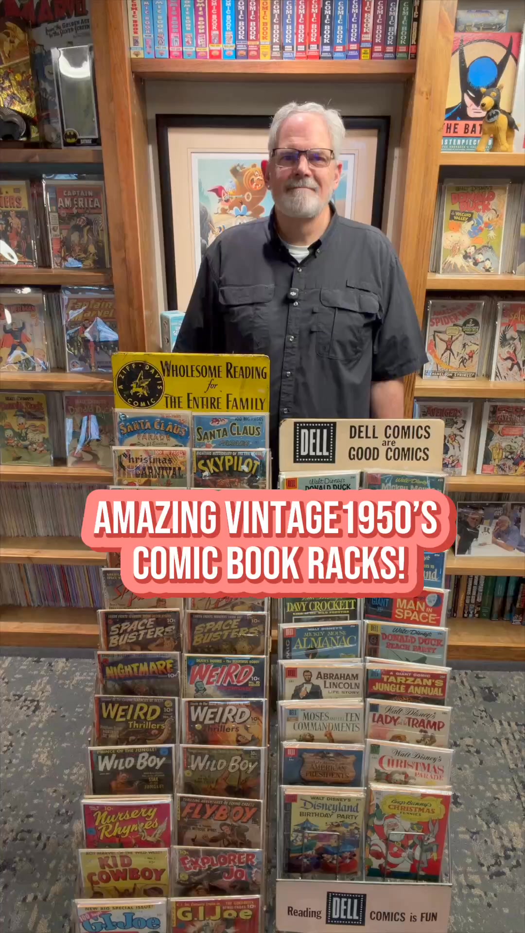 Amazing Vintage 1950's Comic Book Racks! | The Golden Age of Comic ...