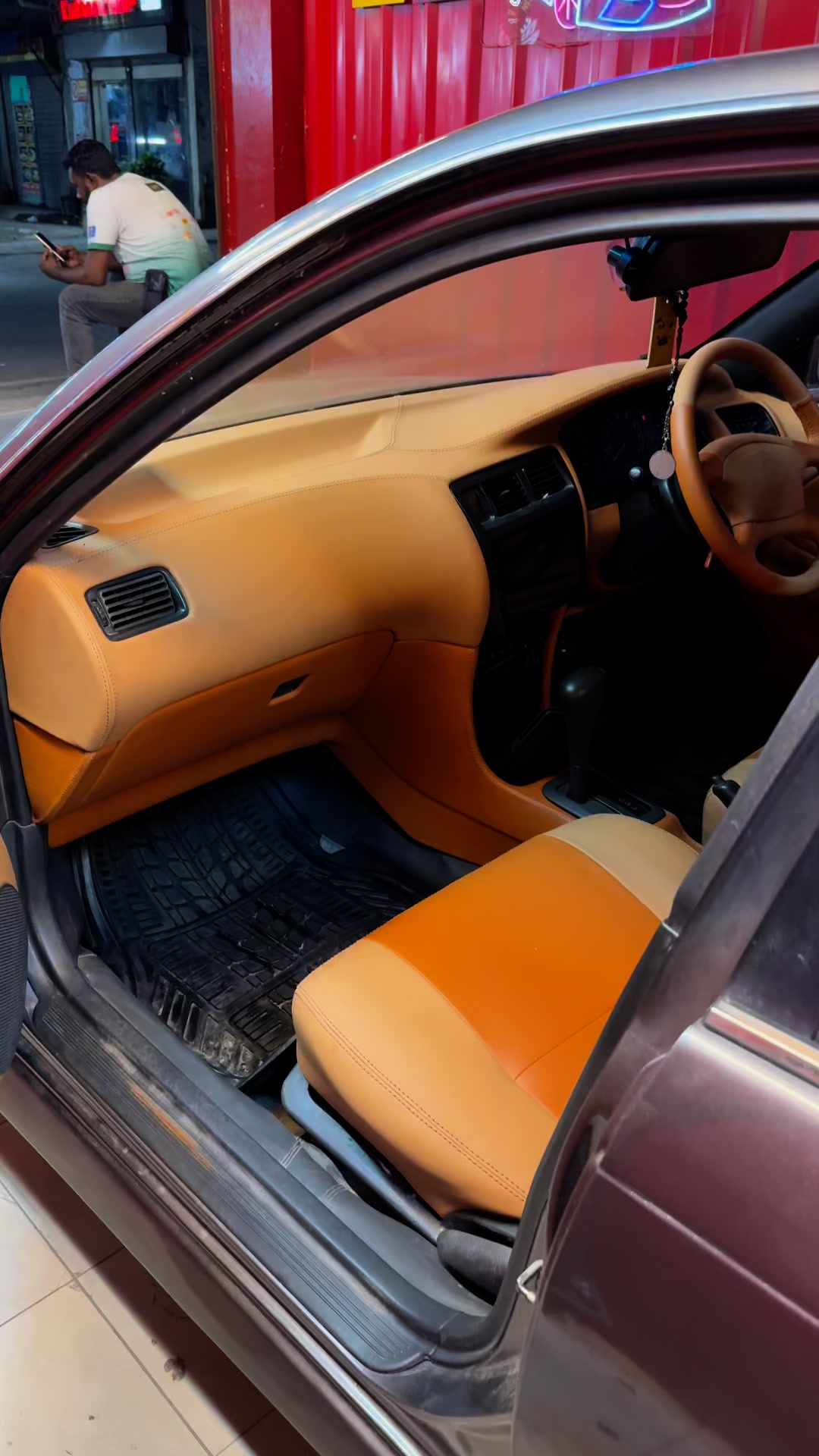 Toyota 100 Artificial Leather Interior Design Done Upgrade your car ...