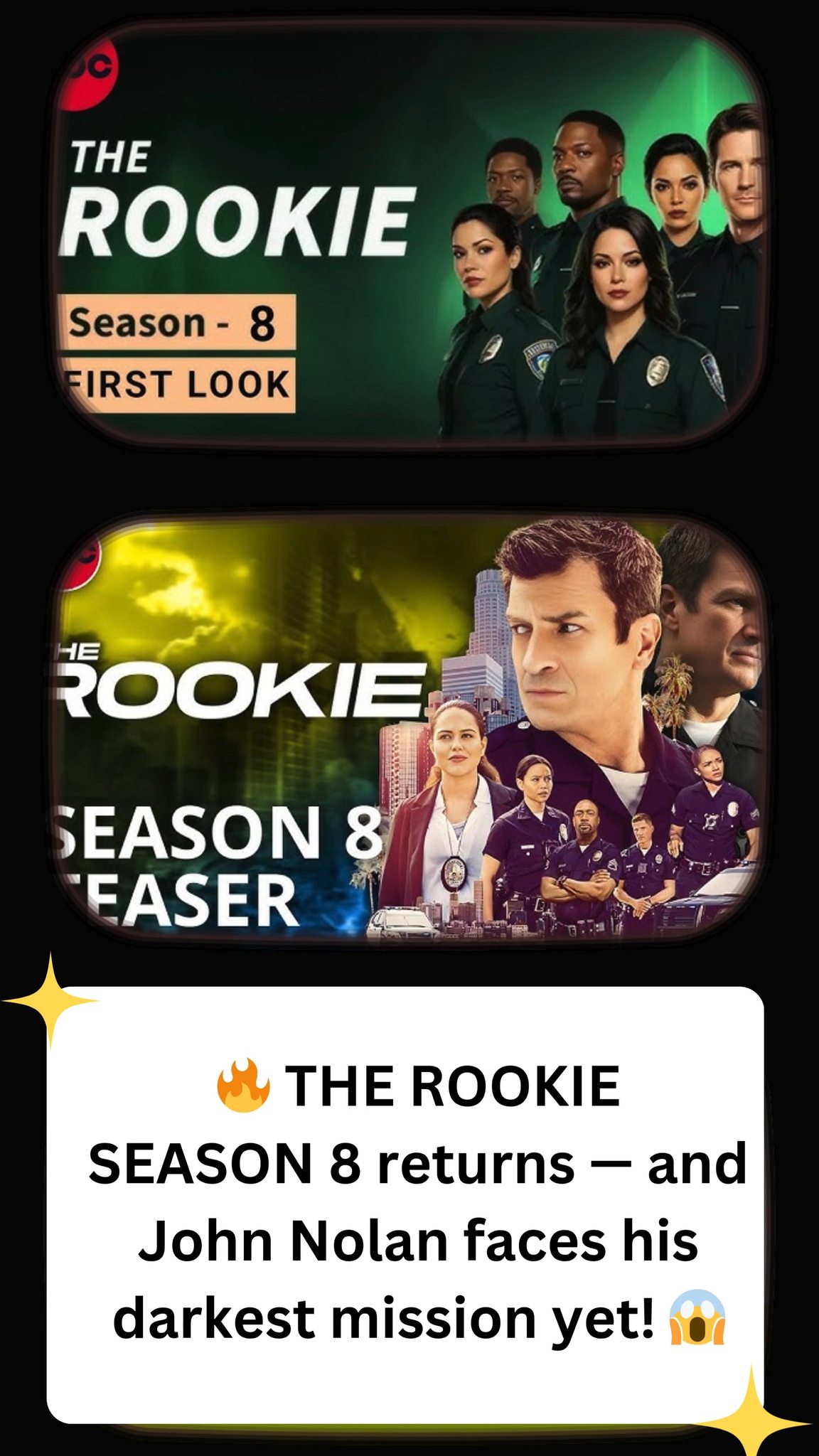 🔥 THE ROOKIE SEASON 8 returns — and John Nolan faces his darkest ...
