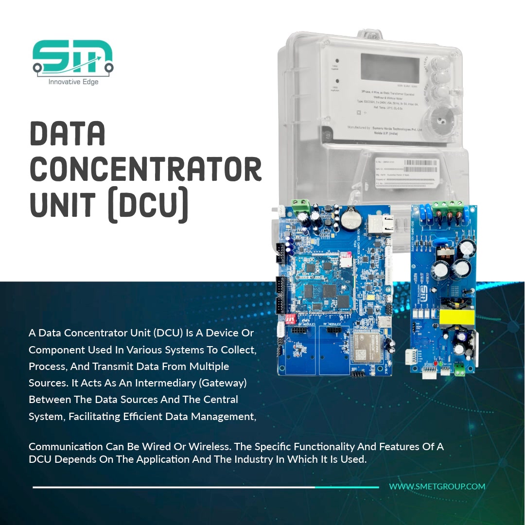 𝐃𝐚𝐭𝐚 𝐂𝐨𝐧𝐜𝐞𝐧𝐭𝐫𝐚𝐭𝐨𝐫 𝐔𝐧𝐢𝐭 (𝐃𝐂𝐔): A Data Concentrator Unit (DCU) is a ...