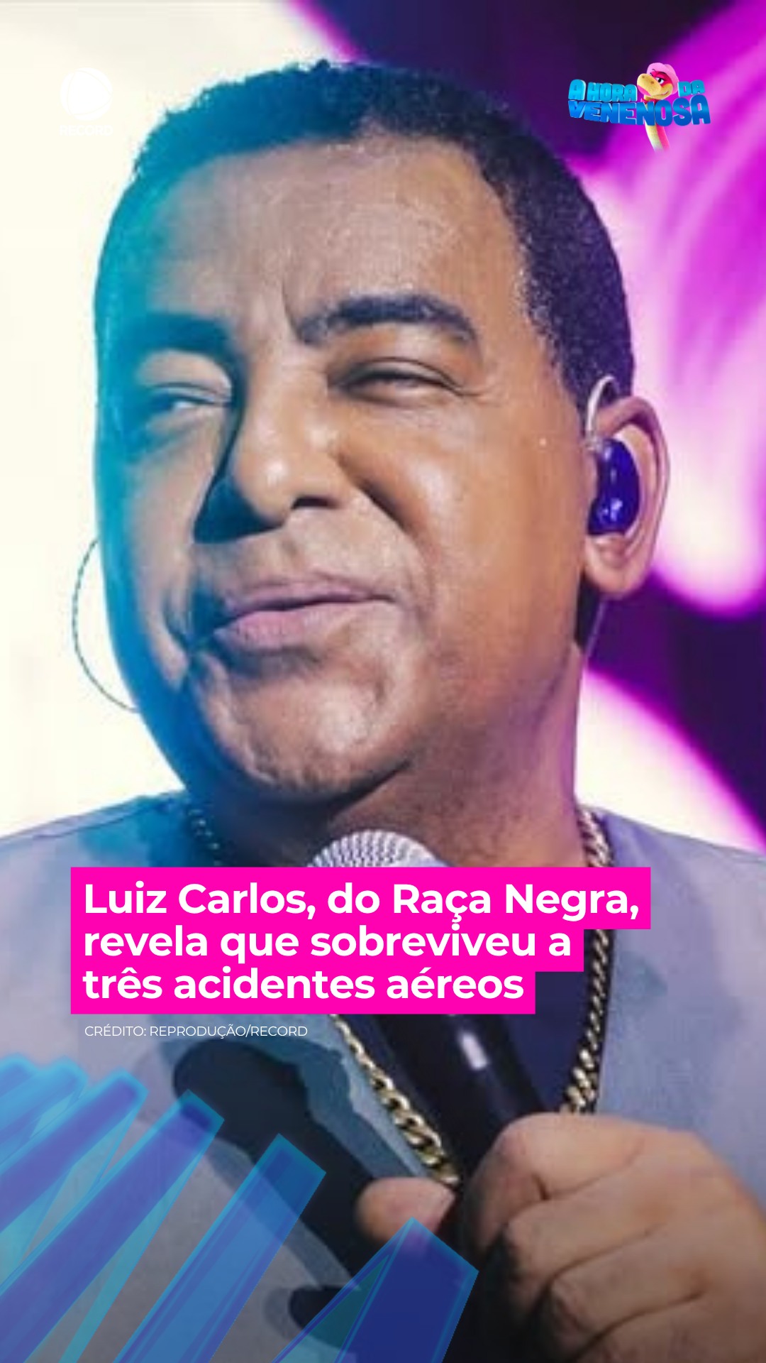 Em entrevista exclusiva para Renato Lombardi, Luiz Carlos, vocalista do ...