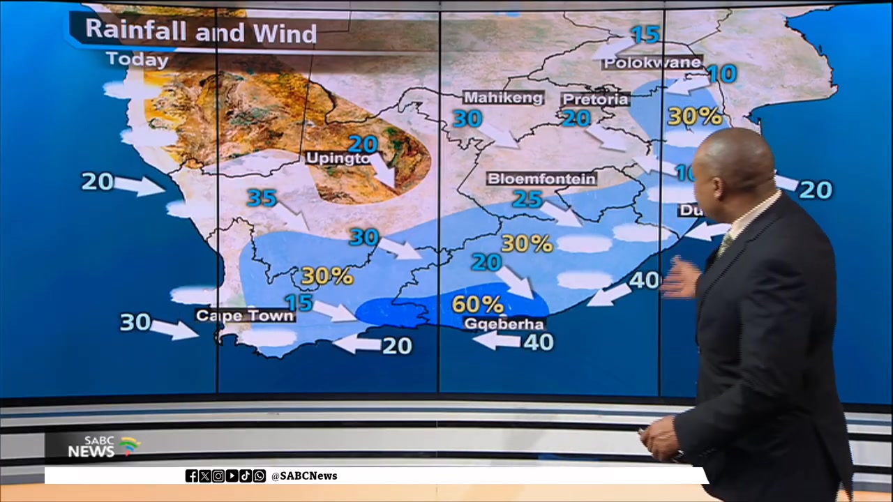 SA Weather | Monday 13 October 2025 | #SABCWeather For more visit www ...