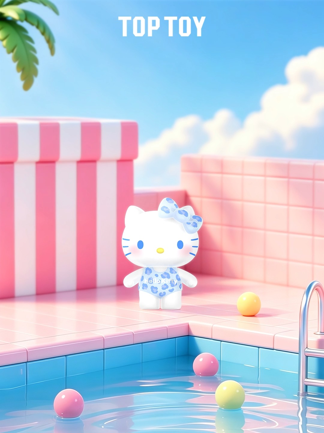 👙Swim into summer with Hello Kitty? ☀ #TOPTOY #Sanrio
