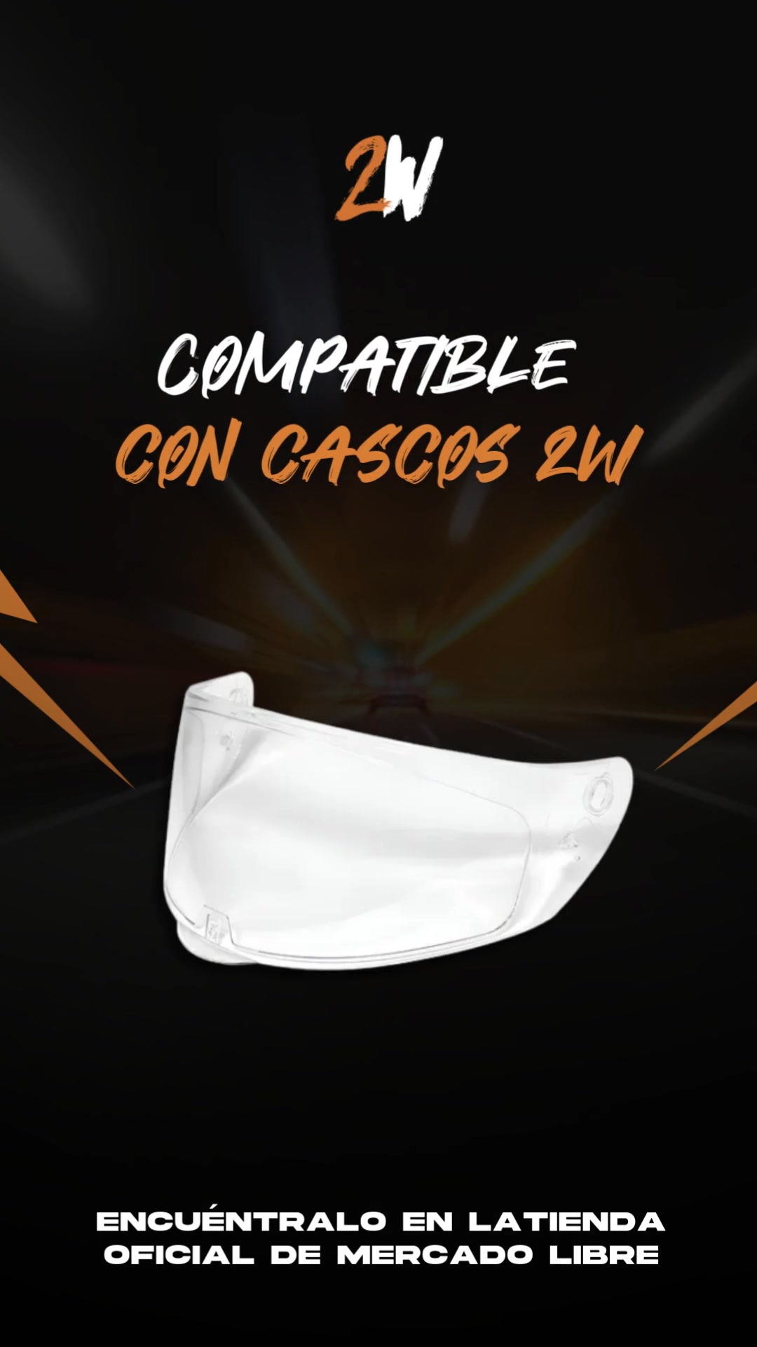 La Mica Transparente V736 para casco 2W es tu aliada perfecta para ...
