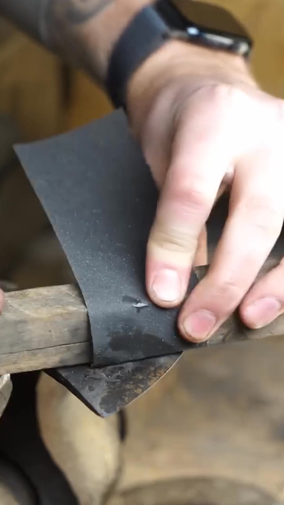 I crafted an axe using just a rasp! 🪓 | Nils Ögren | Facebook