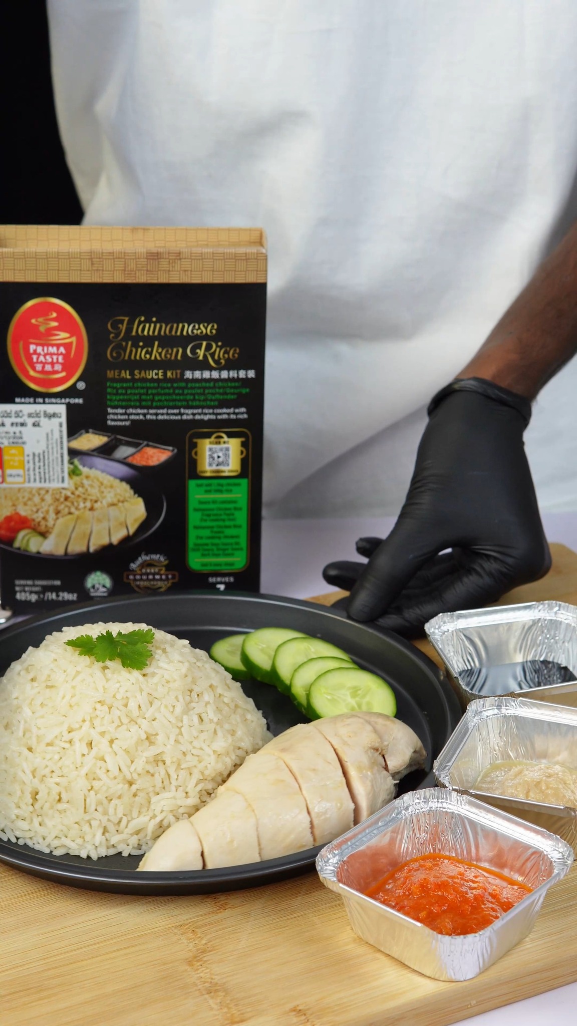 Hainanese Chicken Rice 😋 #asmrfood #asmrcooking #asmr #asmrsounds # ...
