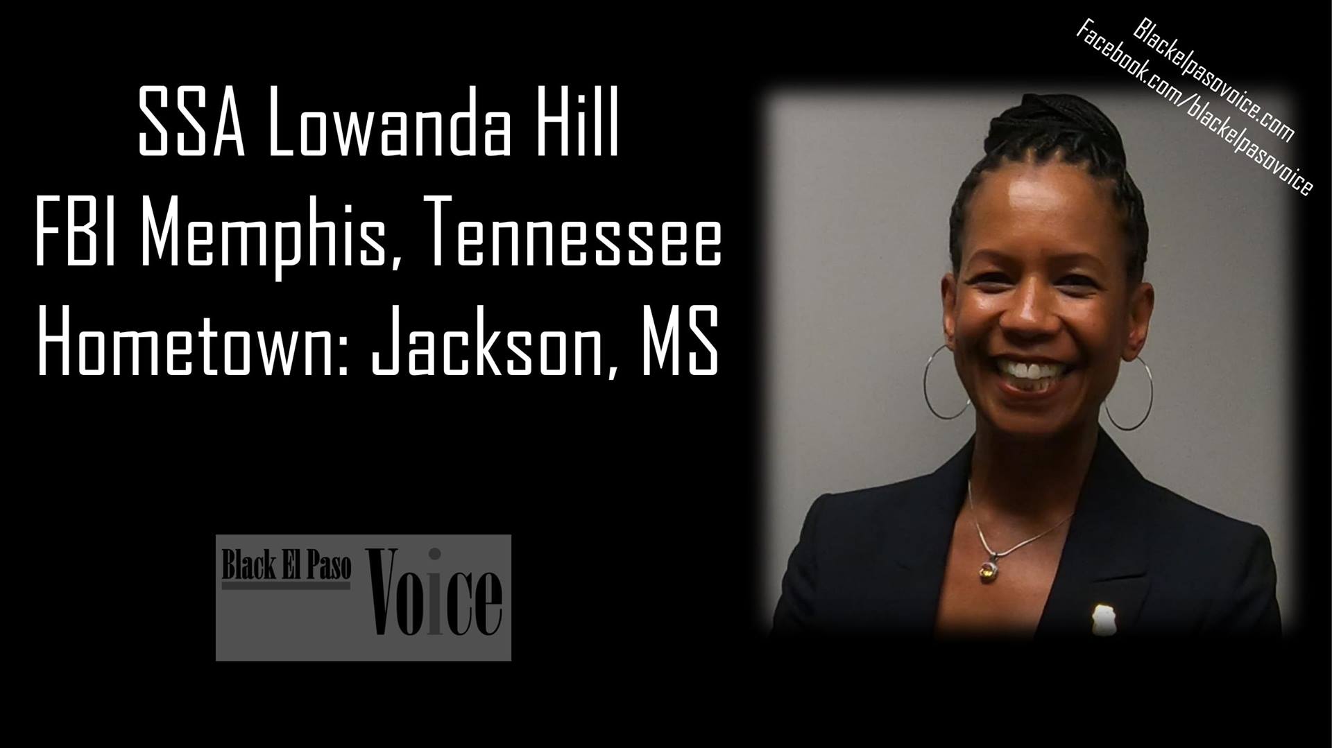 SSA Lowanda Hill | FBI - Memphis, TN Hometown: Jackson, MS Reading ...