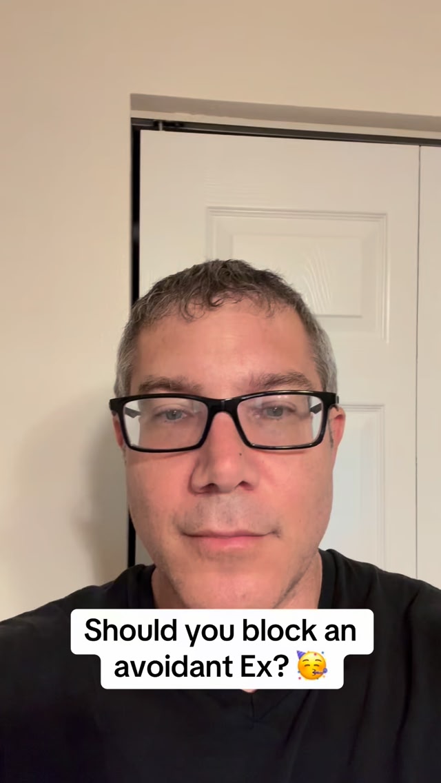 Should you block an avoidant Ex? 🥳 #avoidantattachmentstyle # ...