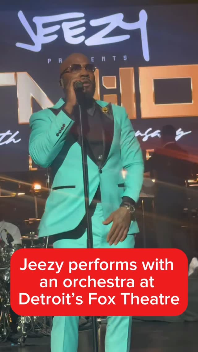 On Friday, rapper @jeezy performed at Detroit’s Fox Theatre with a full ...