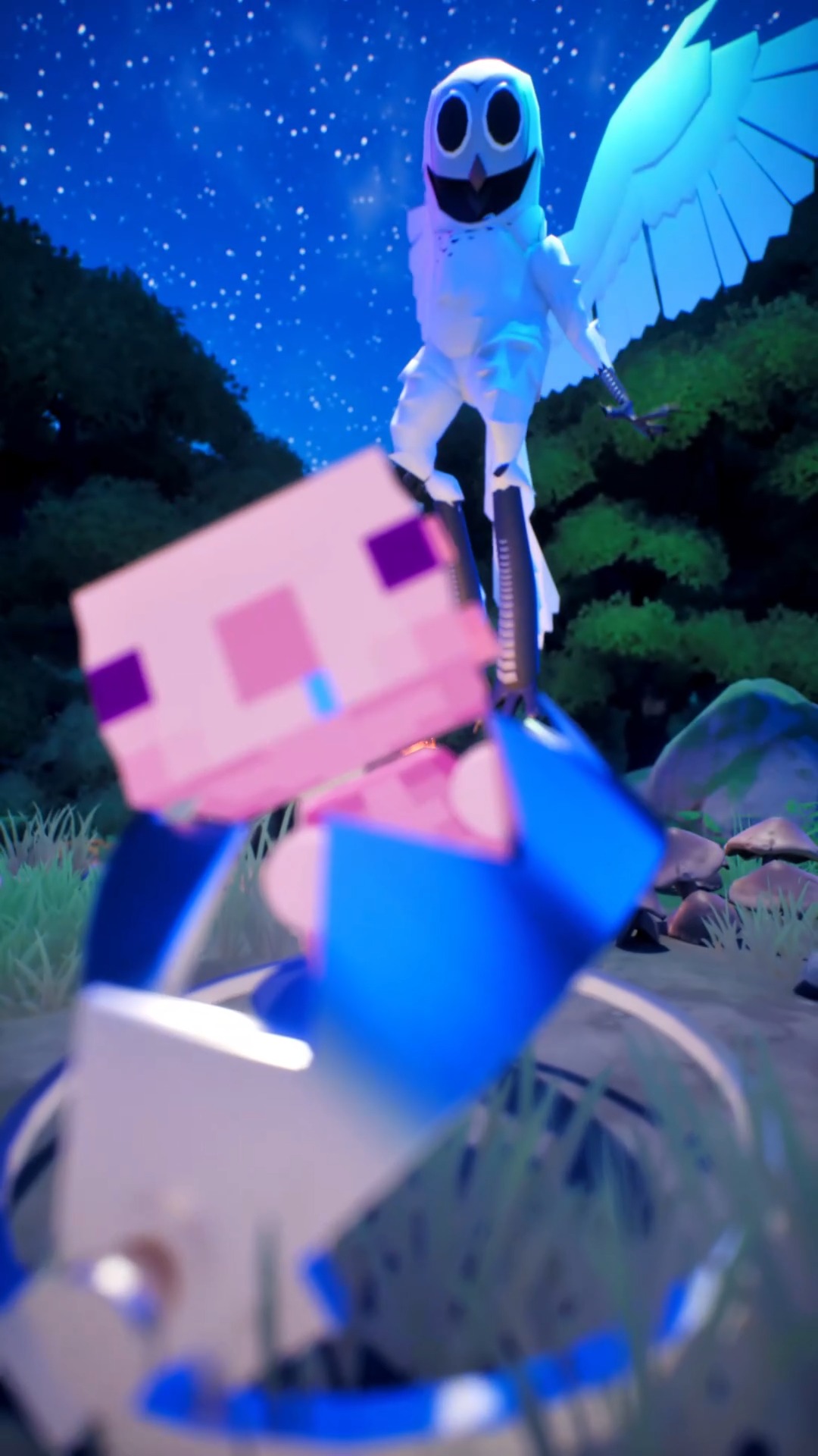 Bacon hair helps Axolotl #99nightsintheforest #roblox | Parotter | Facebook