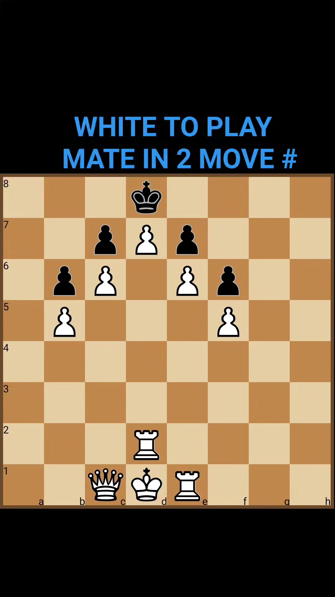 WHITE TO PLAY MATE IN 2 MOVE #fblifestyle #Checkmate #puzzle | Hindi ...