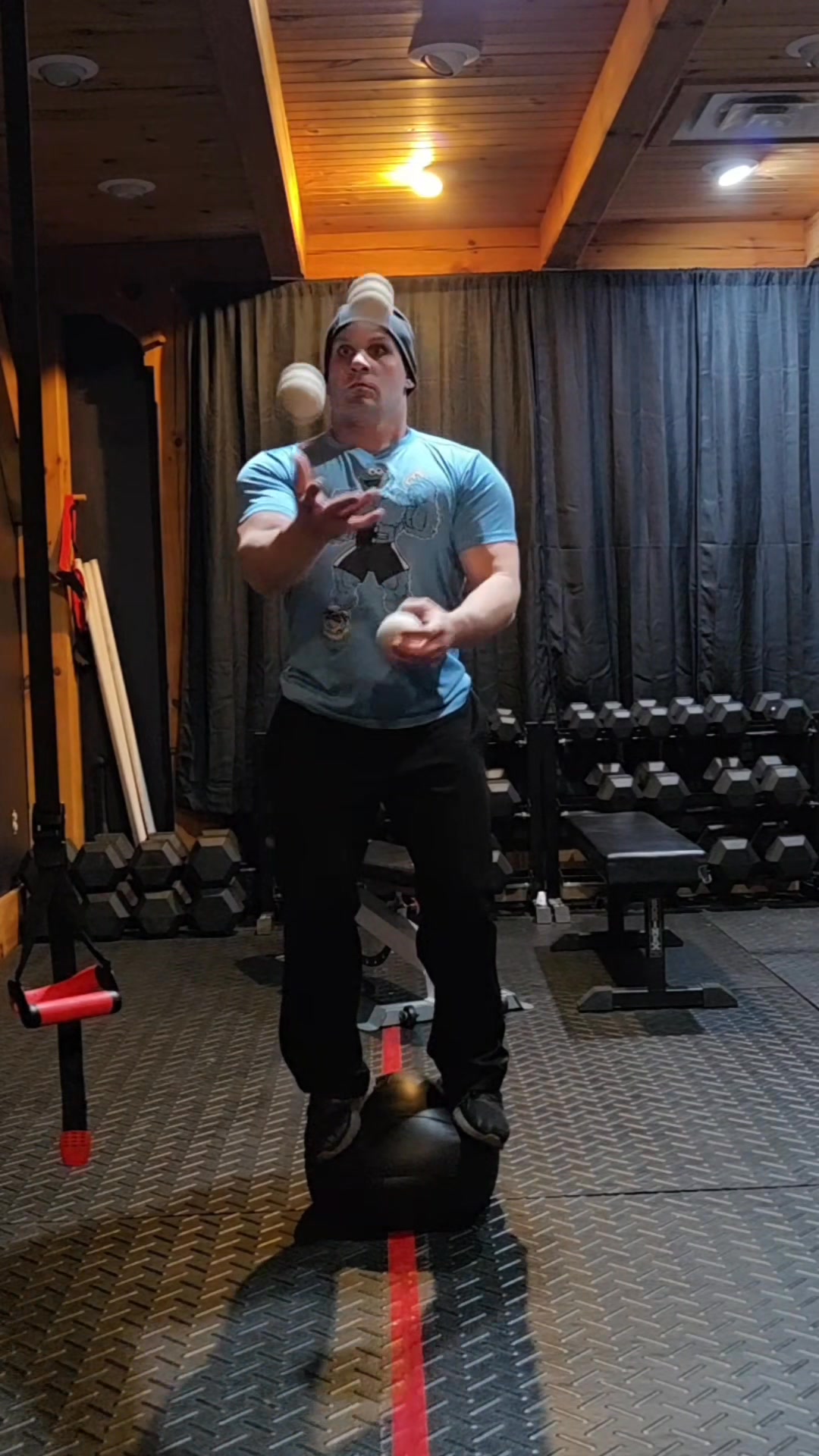 way to end 2025... on to 2026 #oldetimestrongman #workout #circus #gym ...