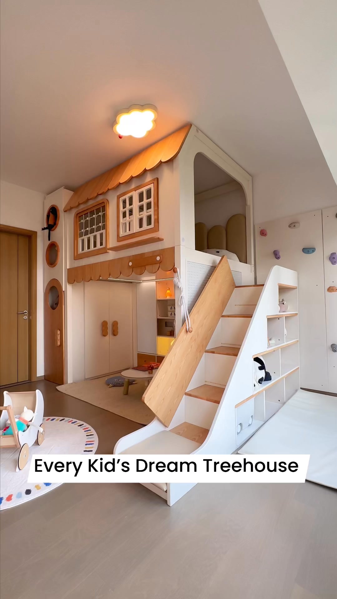 Every Kid’s Dream Treehouse , a place for everything needed; sleep ...