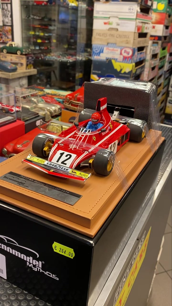 Ferrari 312 B3 Winner Spain GP 1974 Niki Lauda Tecnomodel Scala 1