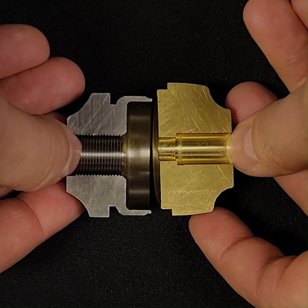 Two different parts, same type of inspection. We halve the parts we ...