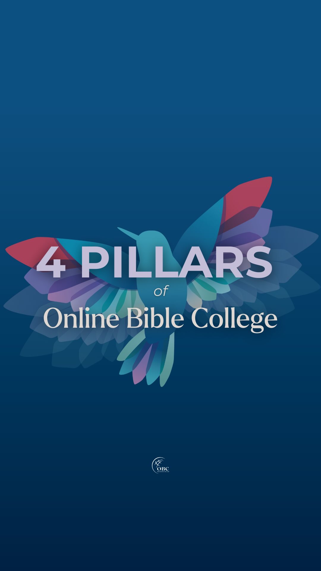 Do you know what the FOUR PILLARS of Online Bible College are? We stand ...