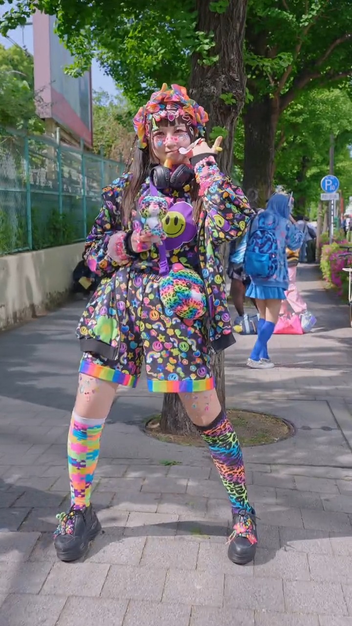 Retro 90s Japanese street fashion magazine cover