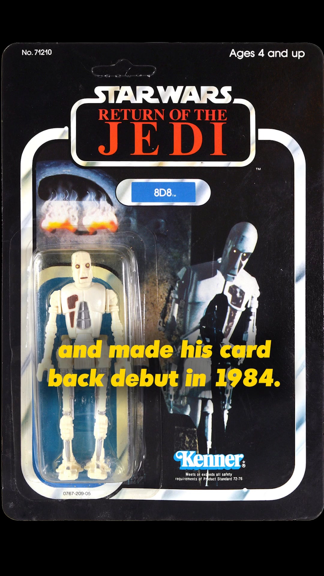Did you ever have this Star Wars action figure? 8D8 was first