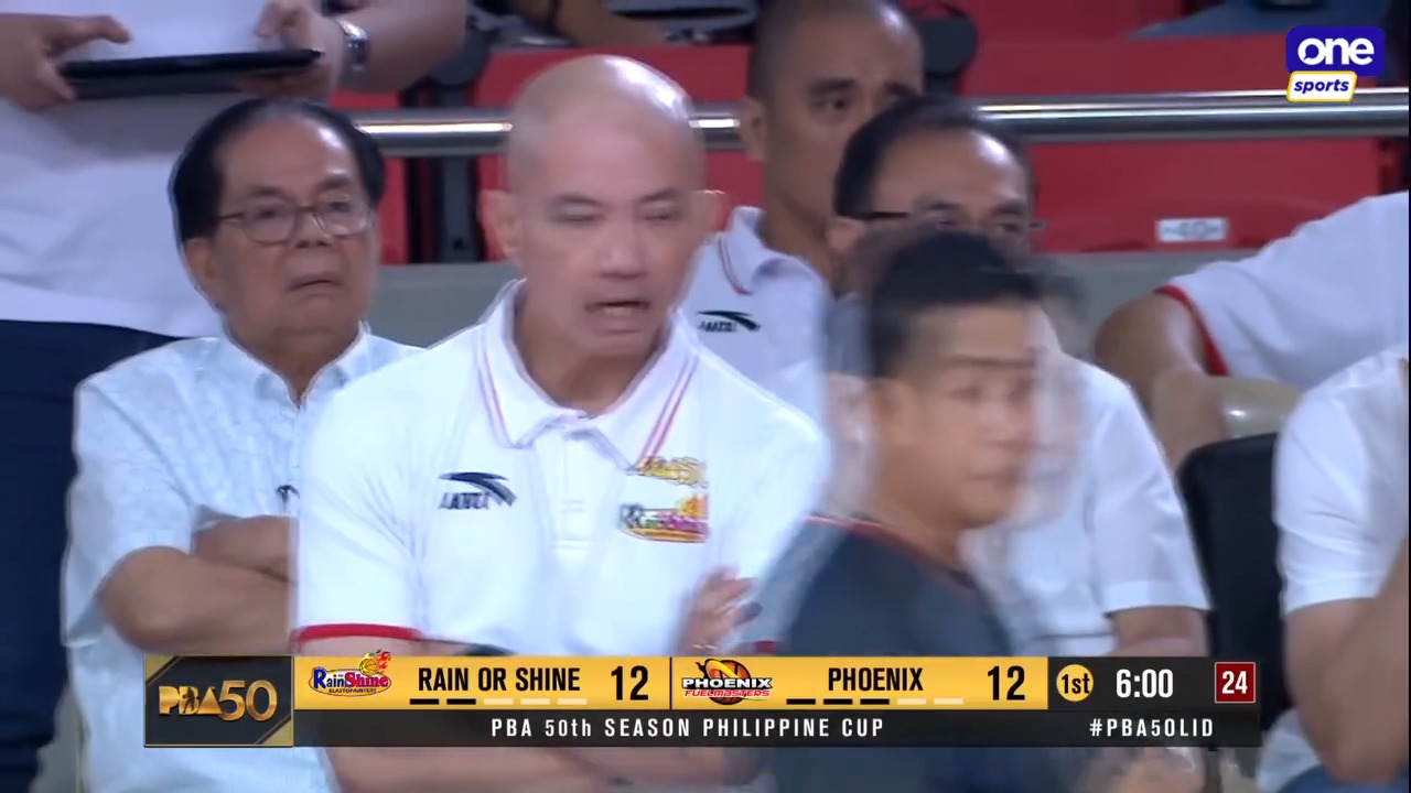MAY SASABIHIN PA SI CYG ☝🏽 Coach Yeng Guiao couldn’t contain his ...