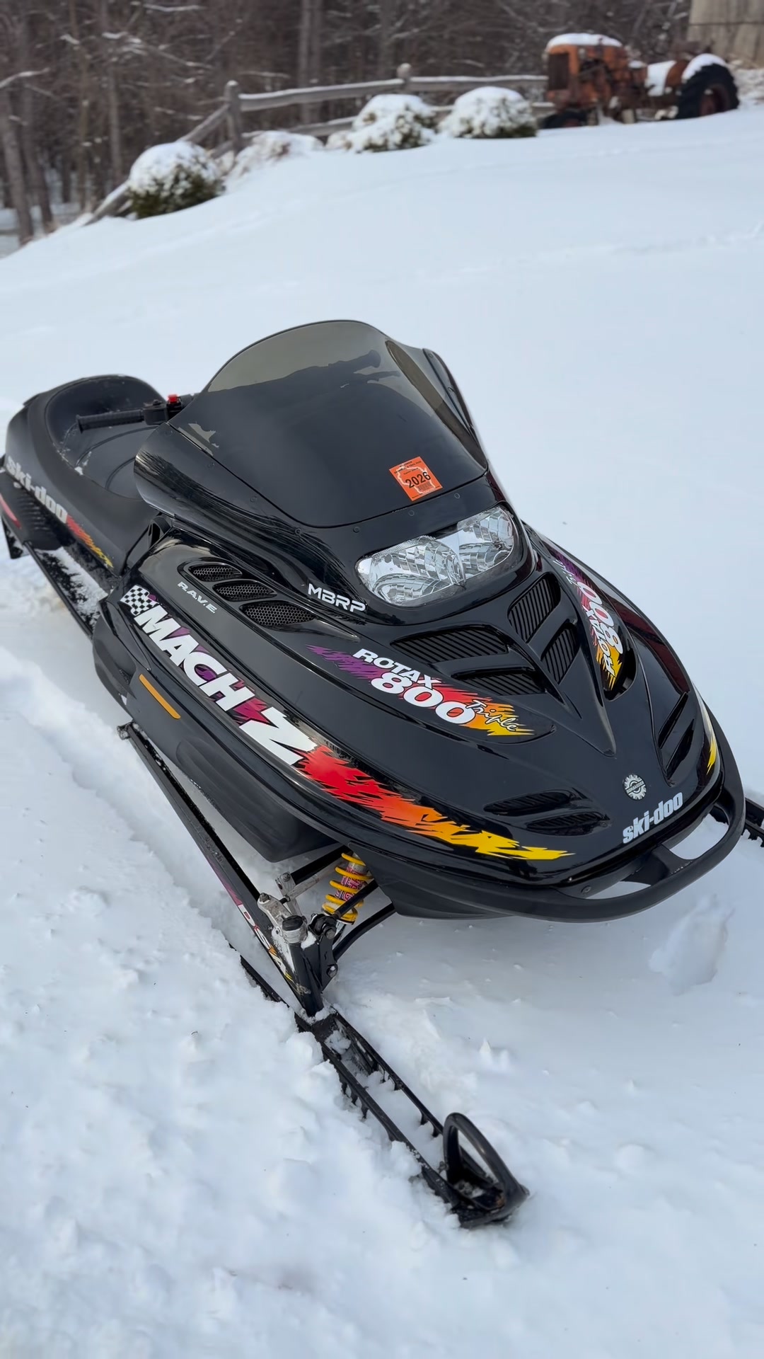 1998 skidoo Mach z 800 triple #skidoo #machz800 #greasytriple