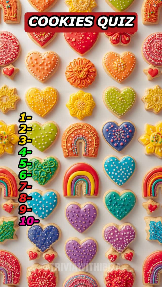 If you can name the cookies start a diet! #cookies #food #quiz #diet ...