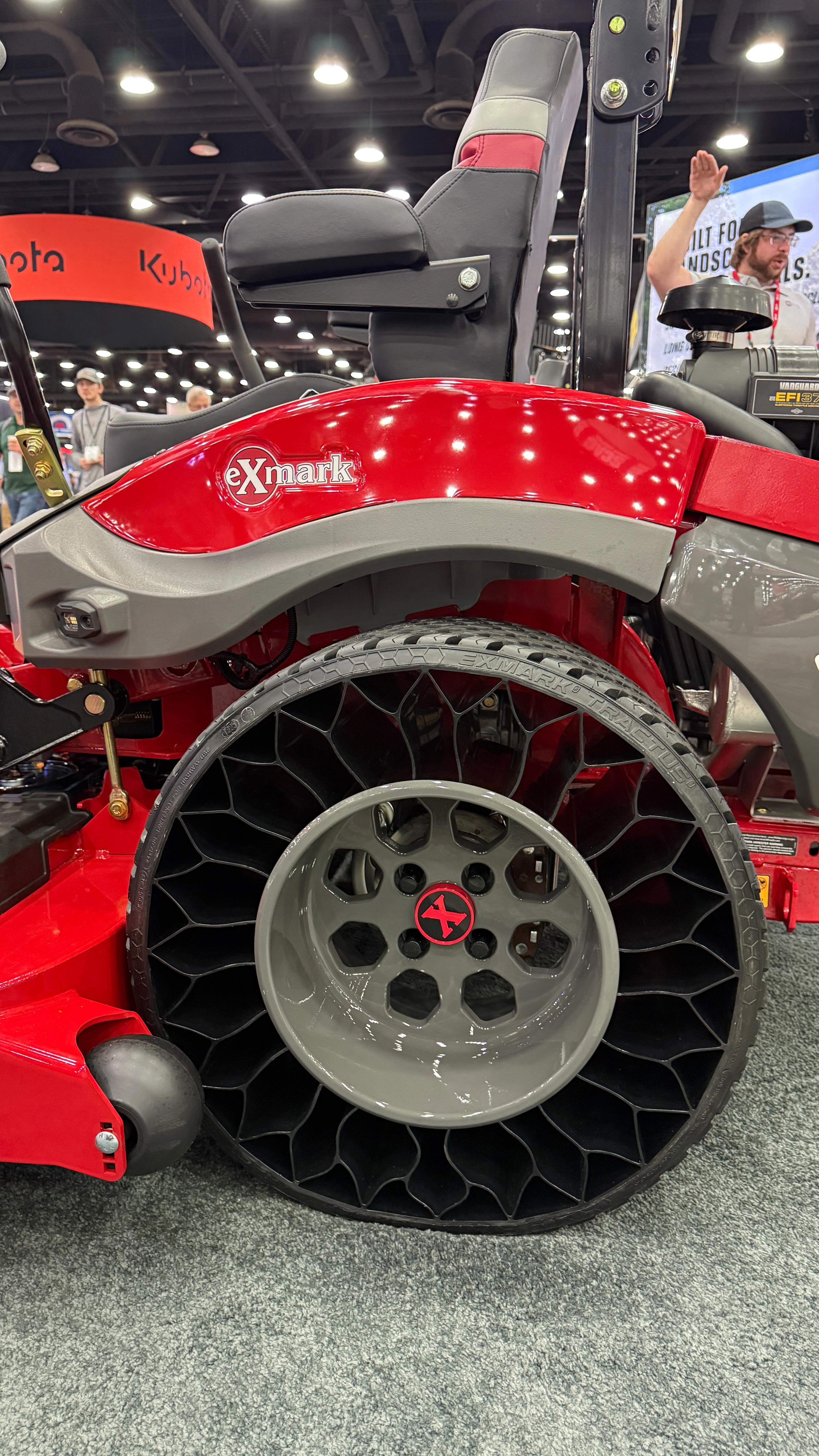New for 2026: Tractus airless drive tires All-new design. Increased ...
