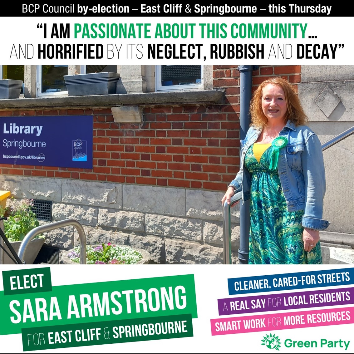 EAST CLIFF & SPRINGBOURNE by-election - this Thursday: ELECT SARA ...