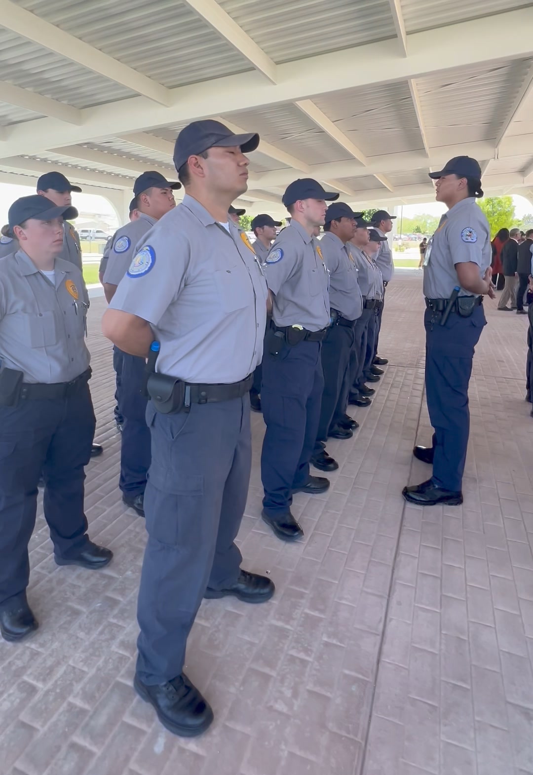 U.S. Indian Police Academy - preparation and rehearsals are underway ...