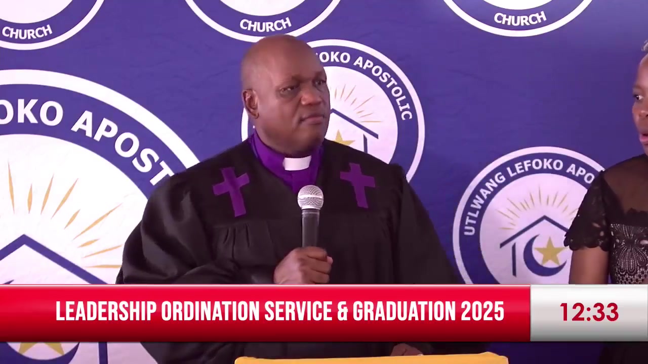 Ordination and Graduation Ceremony The New Utlwang Lefoko Apostolic ...