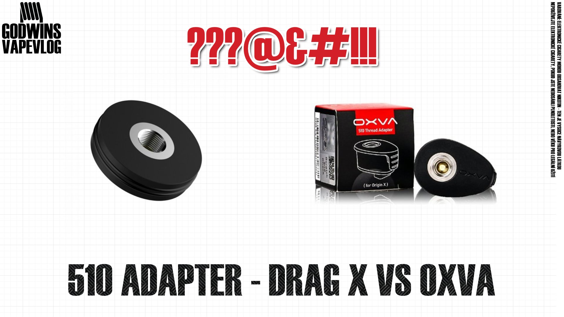 voopoo drag x pro 510 adapter - vs oxva grape ice vape Colour:Seagull Grey Where Are Lost Mary