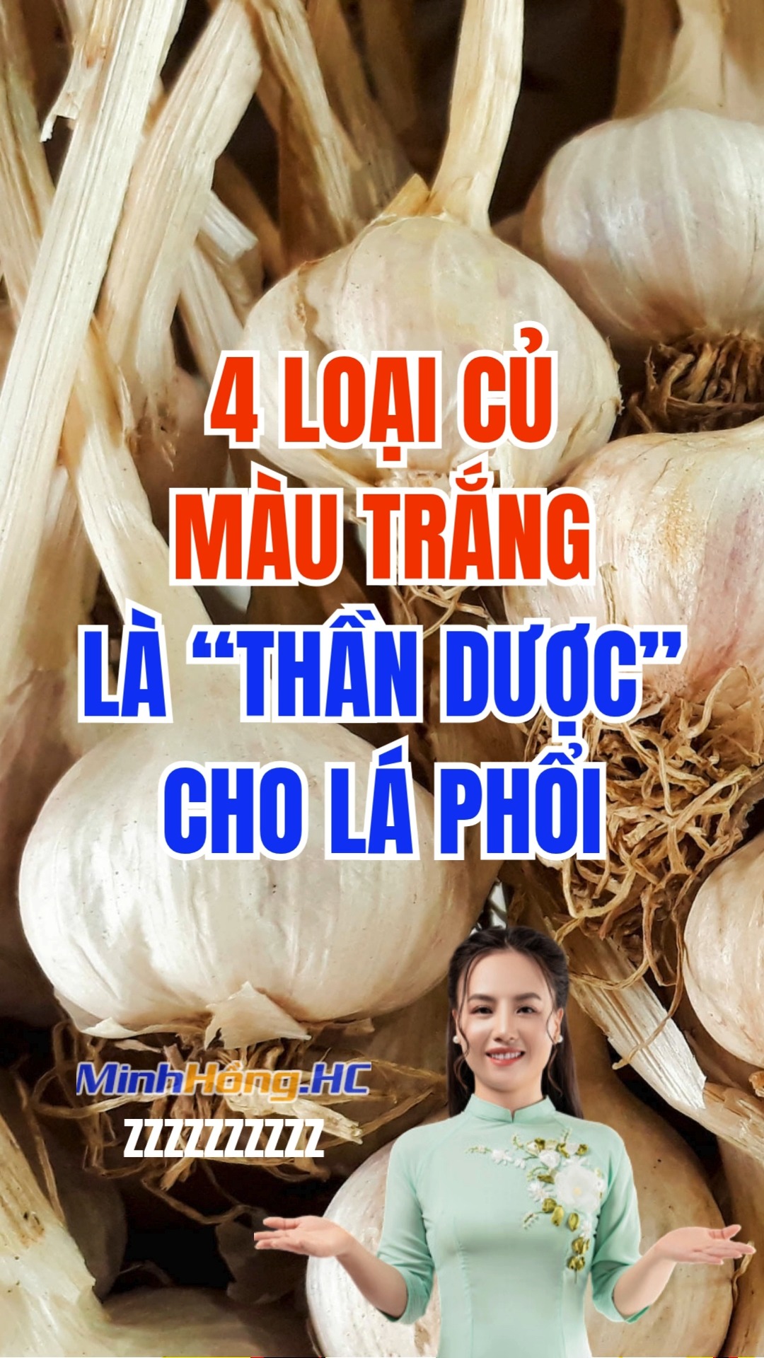 4 LOẠI CỦ MÀU TRẮNG LÀ “THẦN DƯỢC” CHO LÁ PHỔI #Minhhonghc #phunu # ...