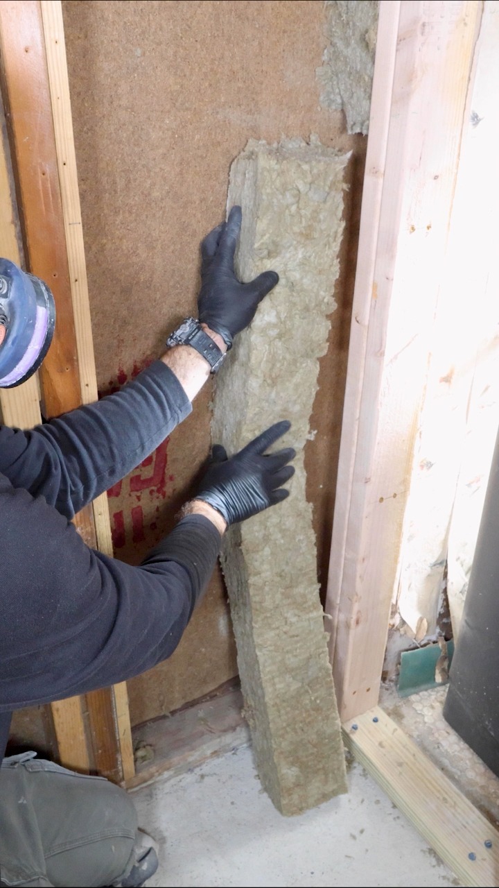 Shower corner insulation tips…I had to frame a new shower wall but ...