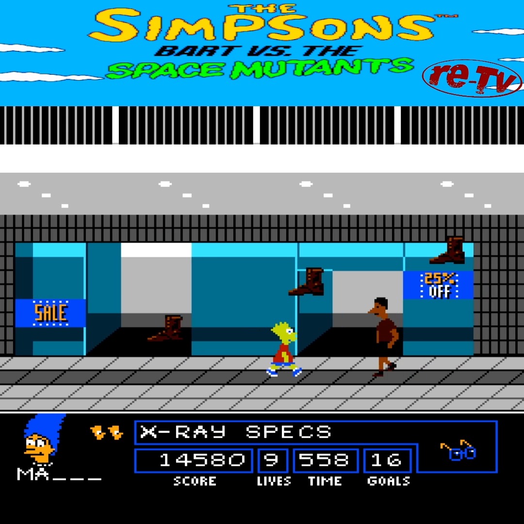 The Simpsons Bart Vs The Space Mutants Level 4 #videogames