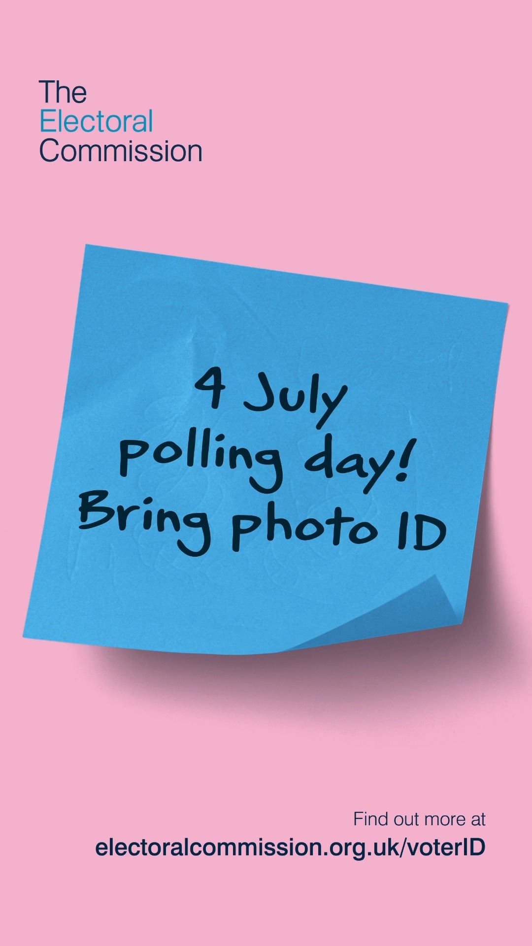 Don't forget your photo ID to vote for an MP! Voting in person today ...