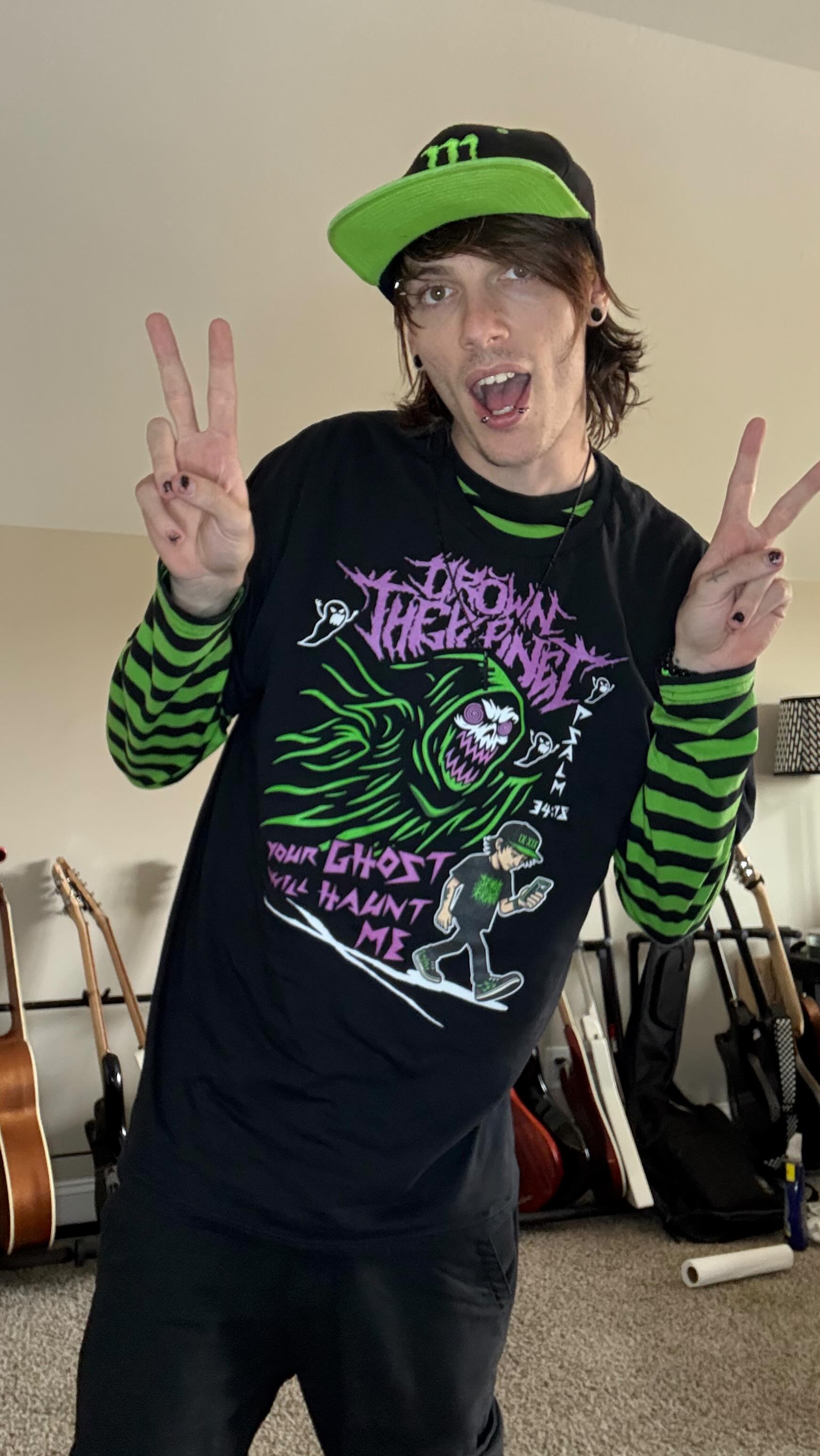 Super stoked to announce my “GHOST” merch collab with myself ...