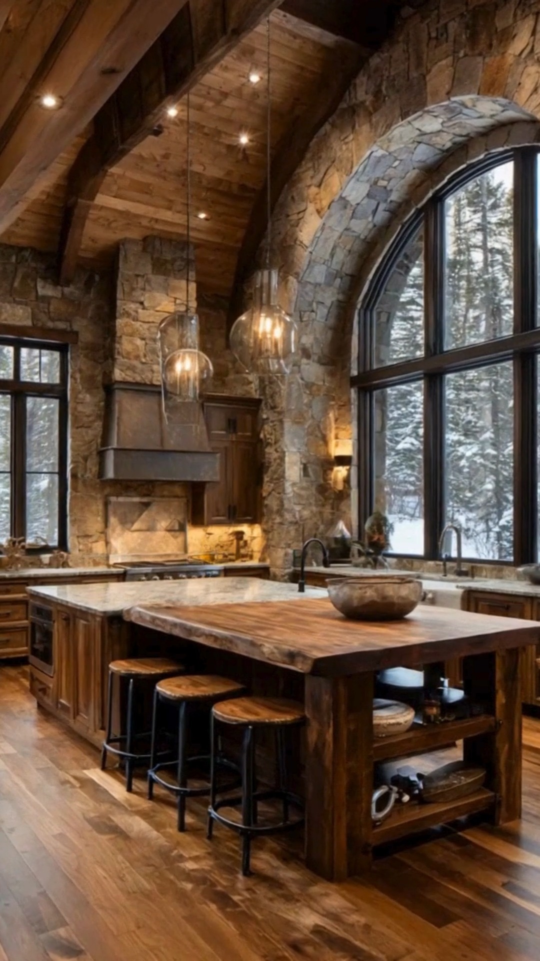 Dreamy Stone Courtyard Living Room That Feels Like a Fairytale Retreat ...