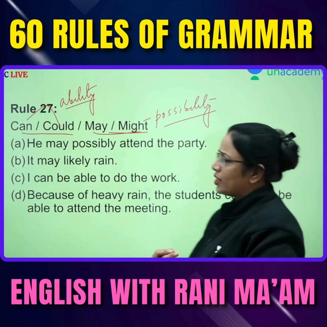 2160 Rules of Grammar | Rule - 27 | Basic English Grammar | English ...