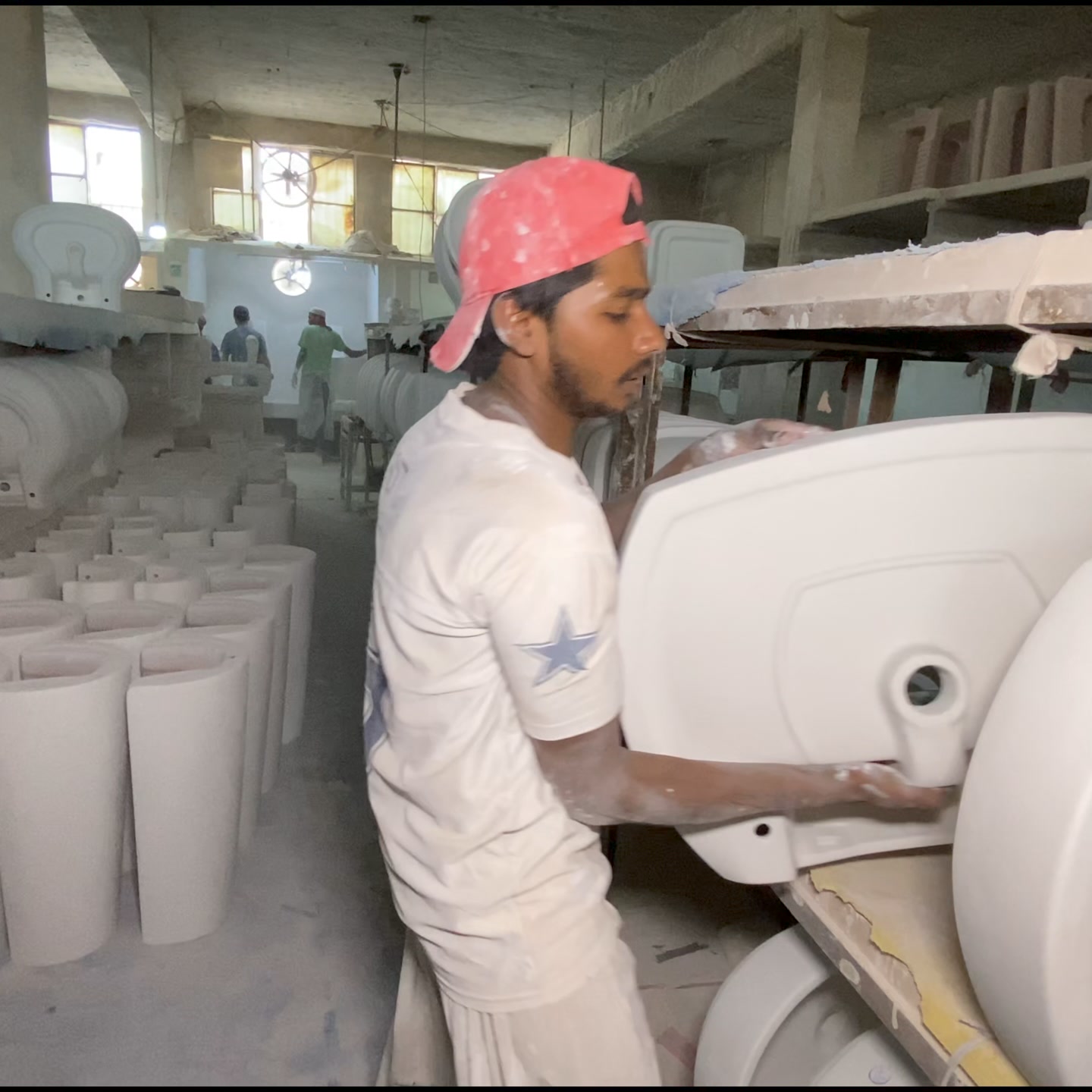 How to Make Ceramic Bath Basins | Complete Process of Manufacturing ...
