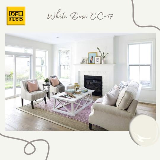 For the past 10 years, Benjamin Moore’s White Dove OC-17 has been the ...