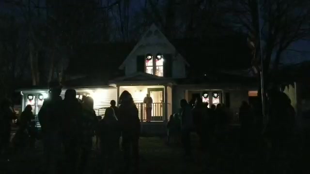 Library lighting | The library is aglow! Happy holidays! Thank you to ...