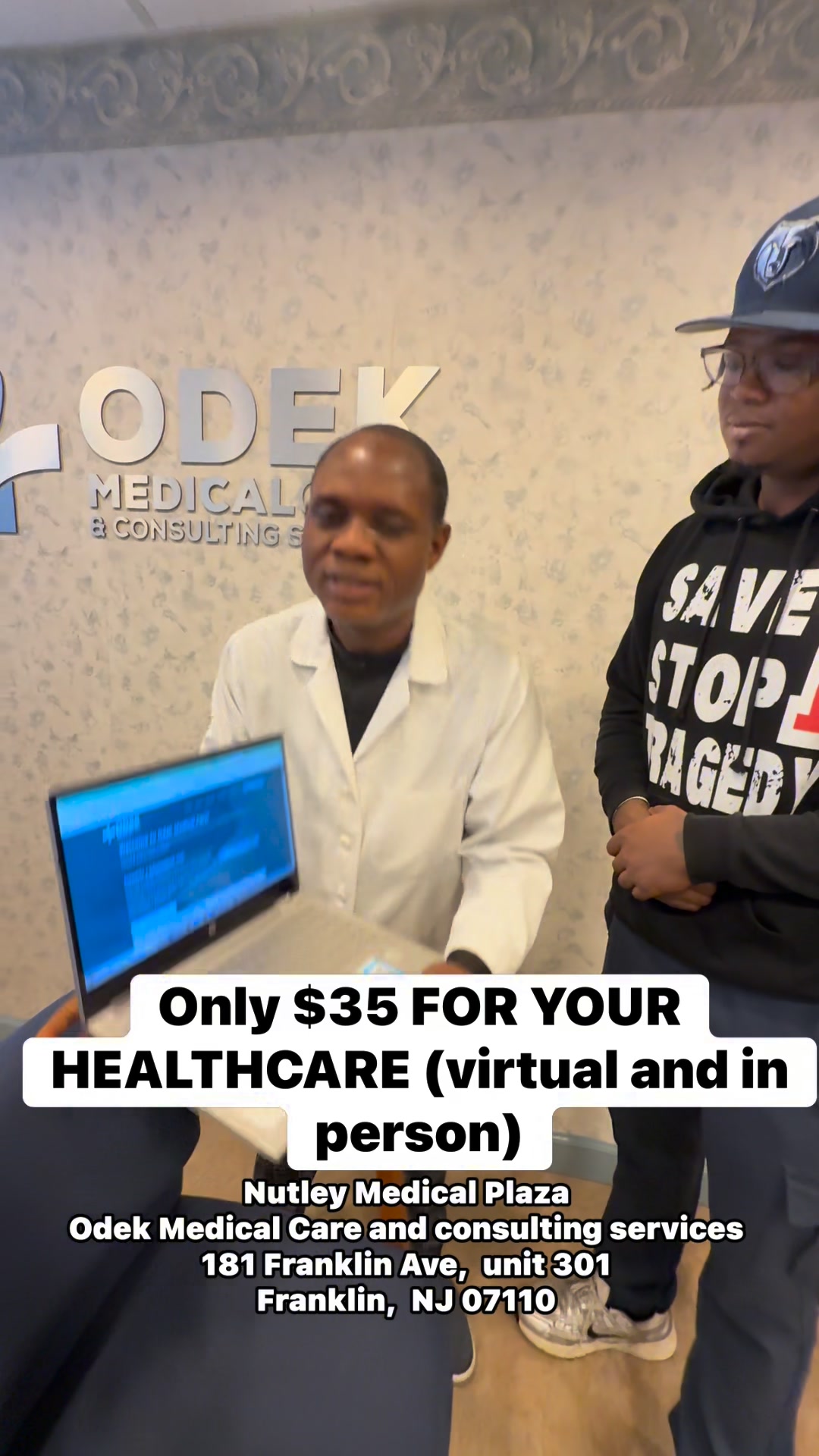 Only $35 FOR YOUR HEALTHCARE (virtual and in person)…. Nutley Medical ...