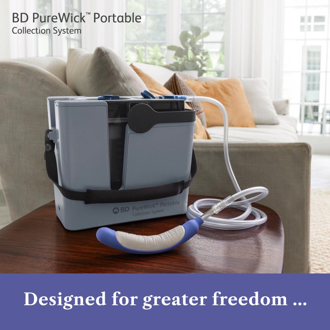 The new PureWick™ Portable Collection System has new features designed ...