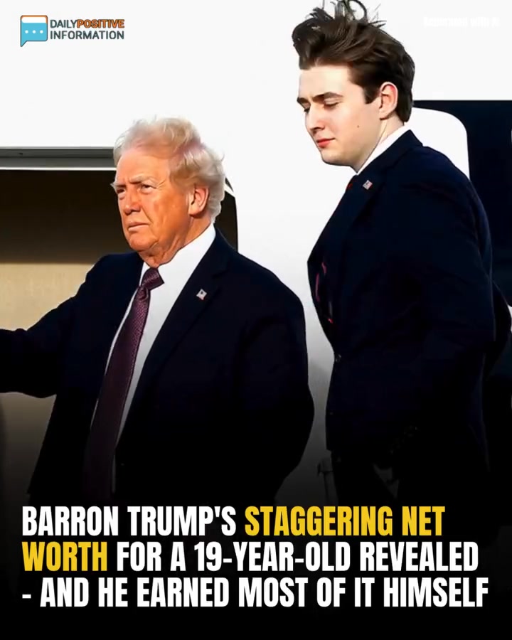 A long string of zeros can be found in Barron Trump’s net worth 🤯 ...