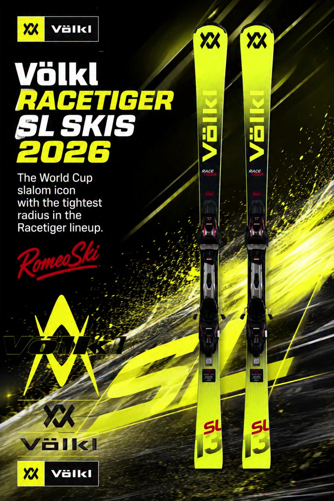Volkl Racetiger SL Head Kore Crux Oblivion