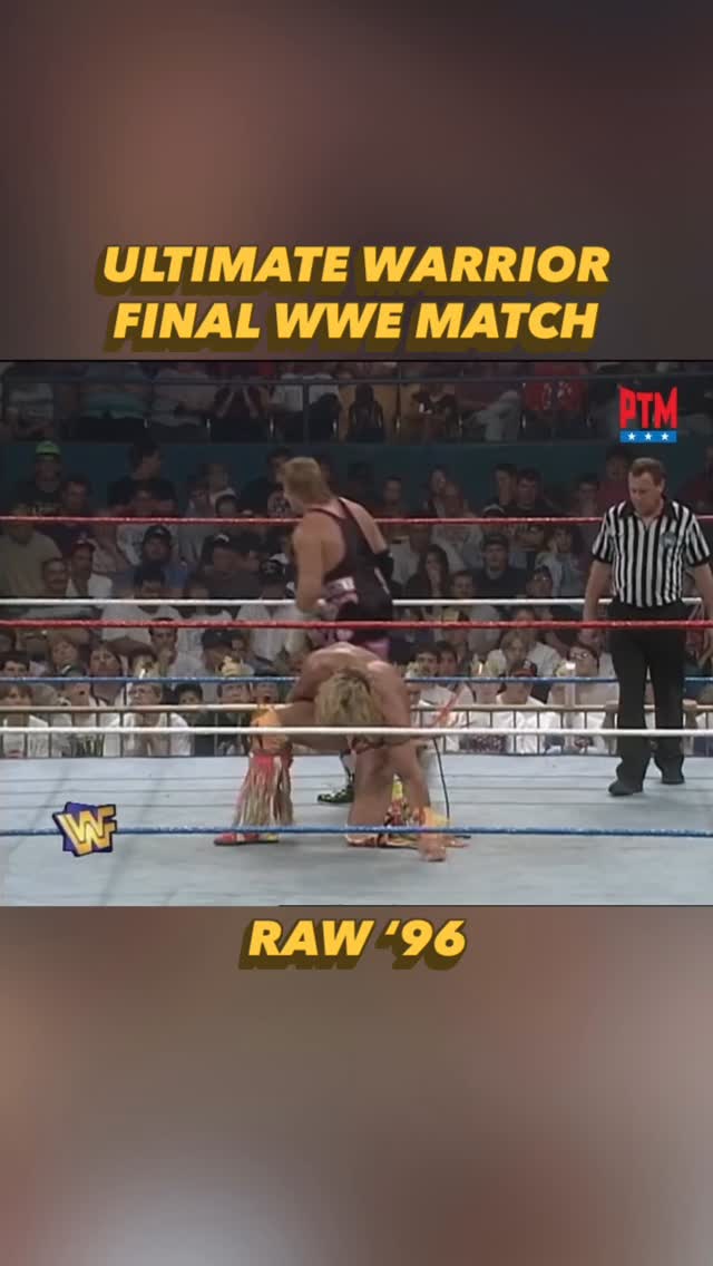 Ultimate Warrior faces Owen Hart in his final match with WWE on Raw ...