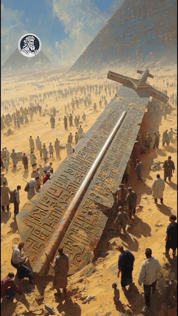 HOW THE PYRAMIDS WERE MADE #cadamitologia #fyp #giants #desert #ai # ...