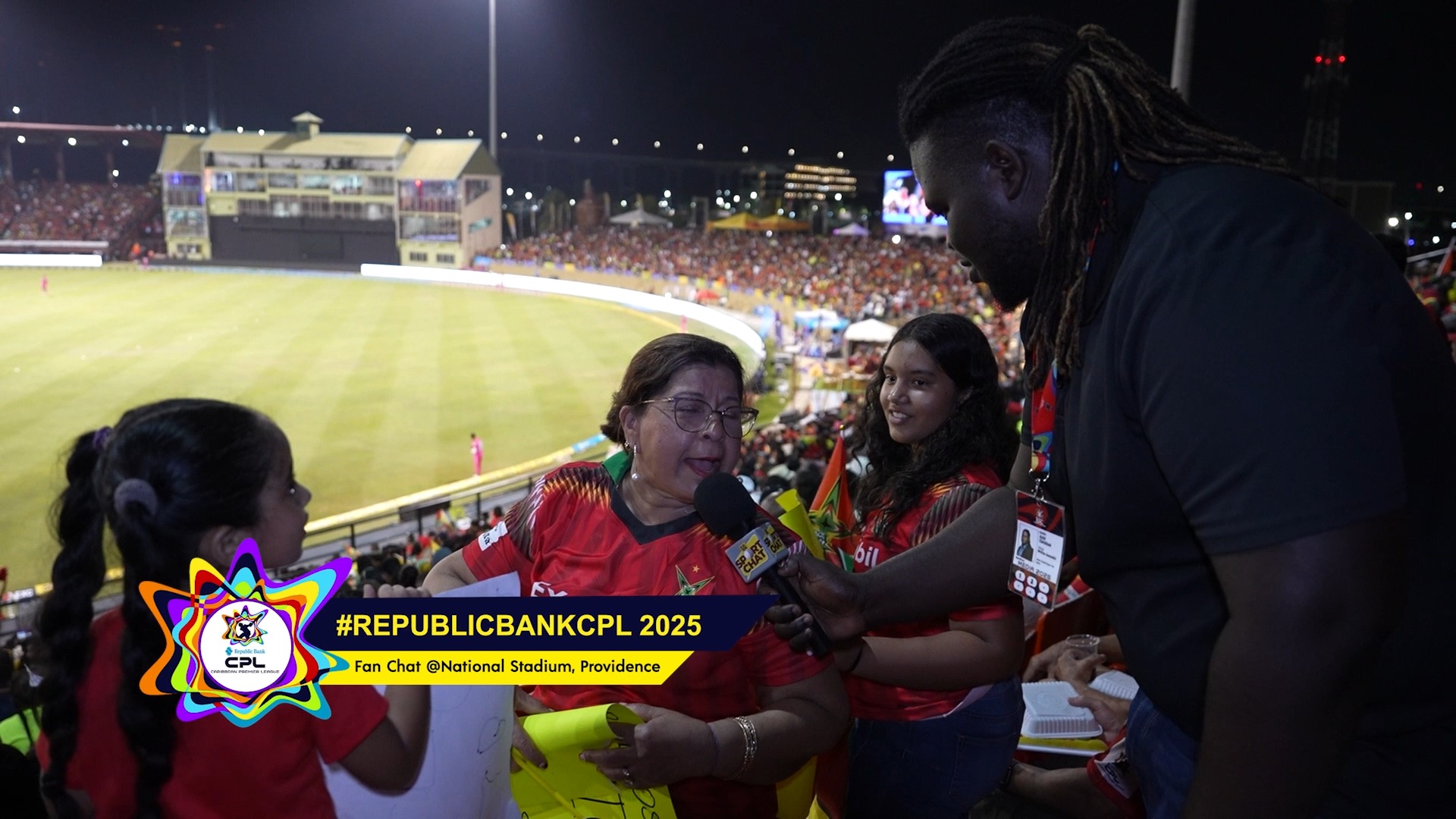 'Go Warriors, gee dem chatak matak!' CPL Fan Chat at the Guyana Amazon ...