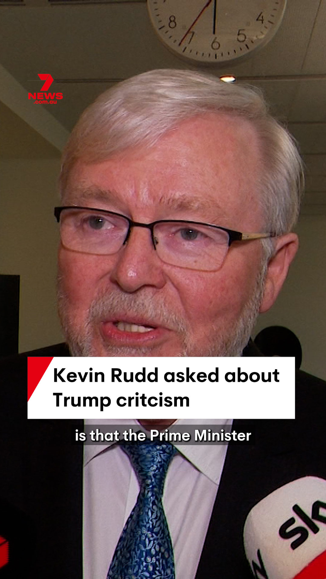 Kevin Rudd has been grilled by journalists in Canberra over President ...