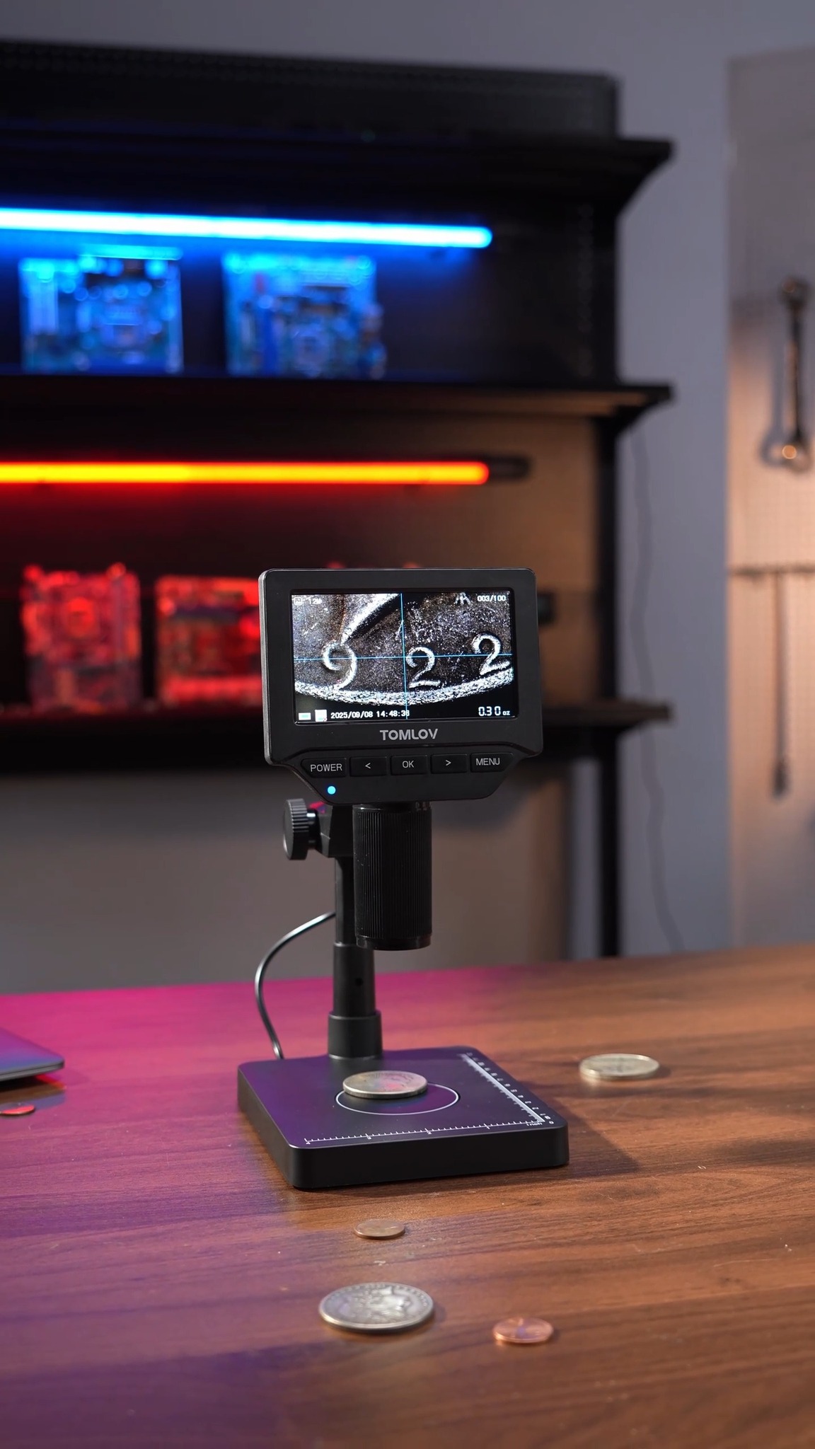 The Microscope with Weighing Scale 🔍 💰 Save More, Do More: One device ...