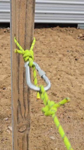 Fence rope always the same height . Fixed Rope Height. # ...